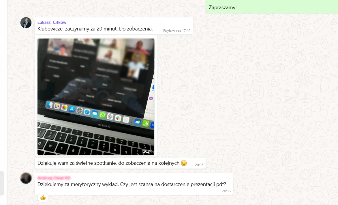 Spotkanie Klubu Deweloperów